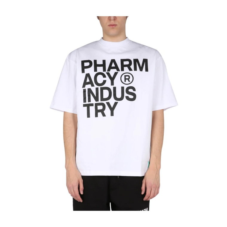 Logo Print T-Shirt Pharmacy Industry