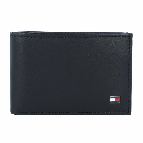 Tommy Hilfiger Skórzany portfel Eton 10,5 cm black