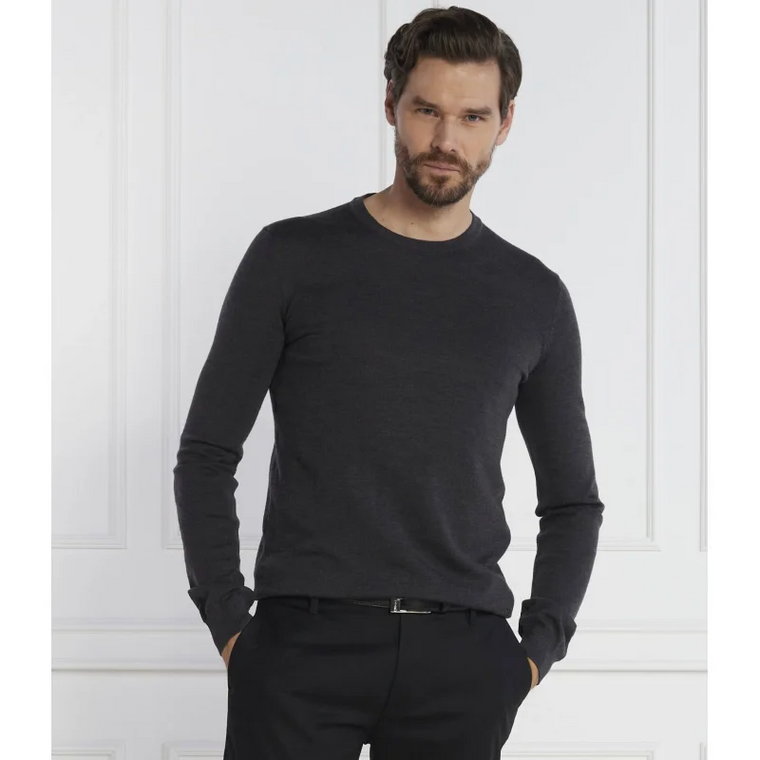 HUGO Wełniany sweter San Cedric-M1 | Regular Fit