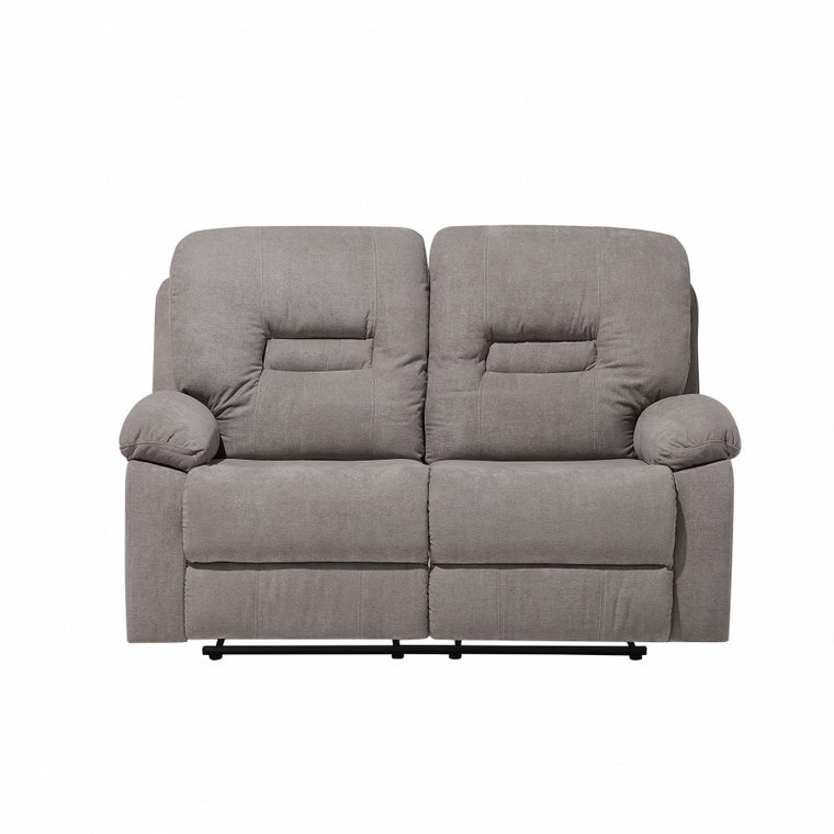 Sofa dwuosobowa tapicerowana beżowoszara rozkładana Rinoceronte BLmeble kod: 4260624114446