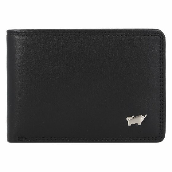 Braun Büffel Golf Secure Wallet RFID Leather 10,5 cm schwarz