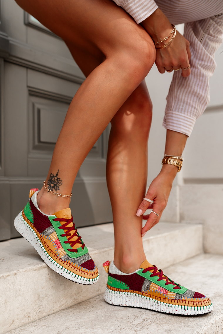 Kolorowe sneakersy Jamajka