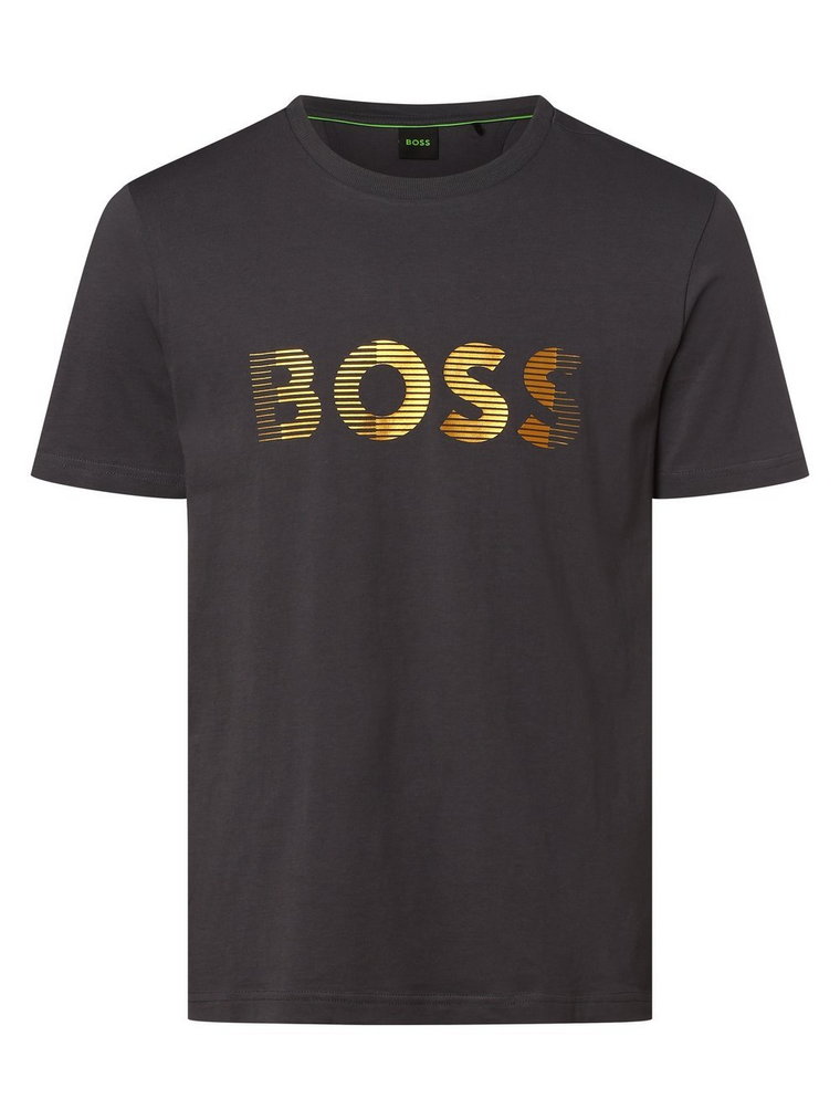 BOSS Green - T-shirt męski  Tee 1, szary