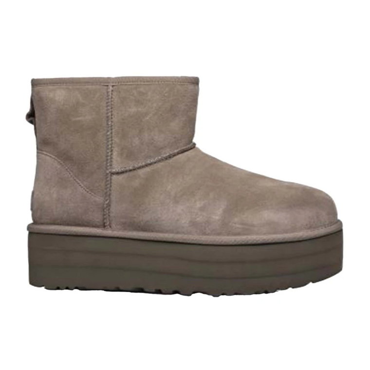 Classic Mini Platformowe Buty - Szare UGG