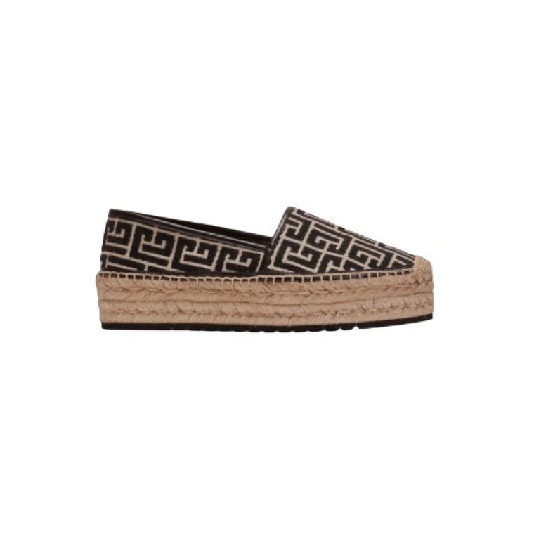 Luksusowe Sandały Espadryle z Klinem Balmain