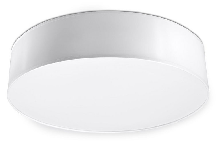 Okrągły minimalistyczny plafon E779-Arens - biały