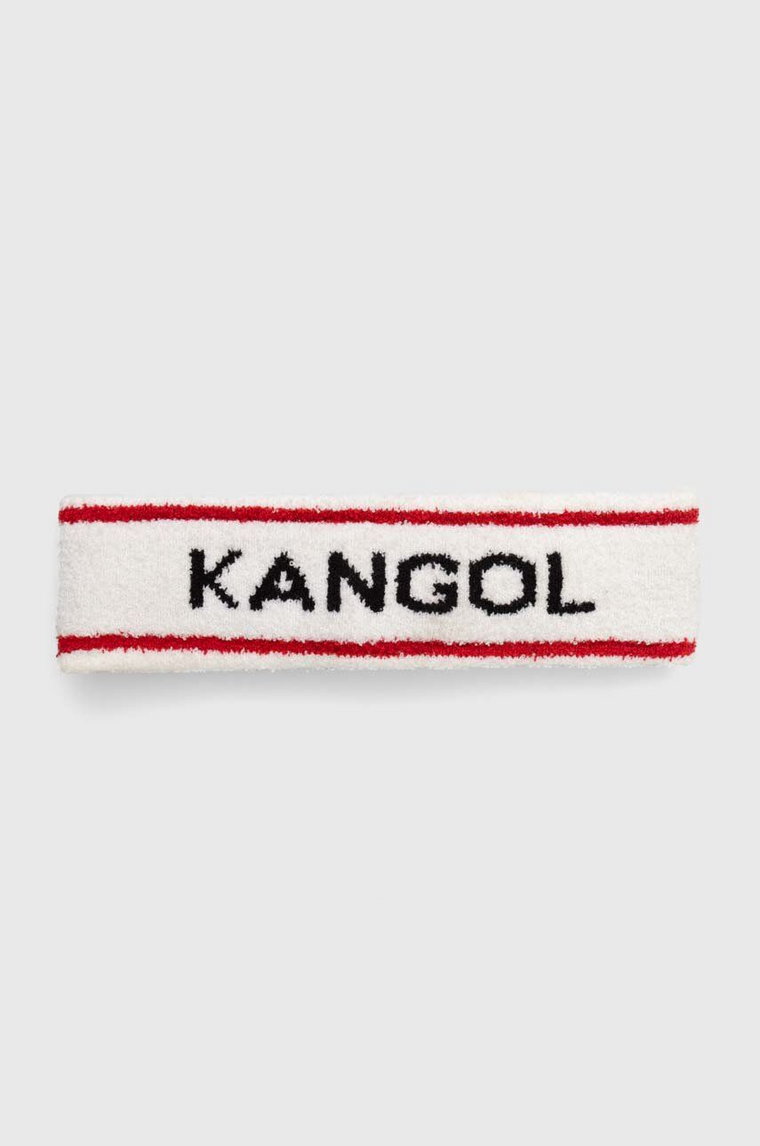 Kangol opaska na głowę kolor biały K3302ST-WHITE/CIAN