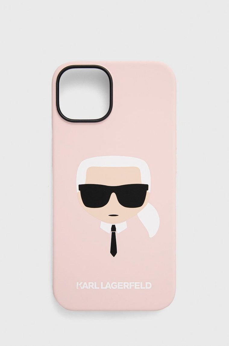 Karl Lagerfeld etui na telefon iPhone 14 6,1" kolor różowy