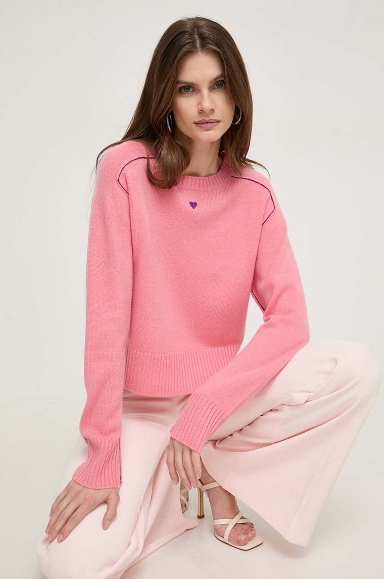 MAX&Co. sweter kaszmirowy kolor różowy 2416361071200
