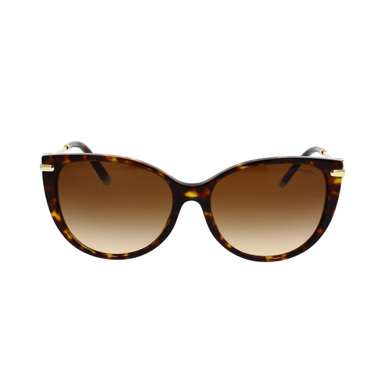 Okulary przeciwsłoneczne w stylu Cat-Eye z acetatu i metalu Tiffany