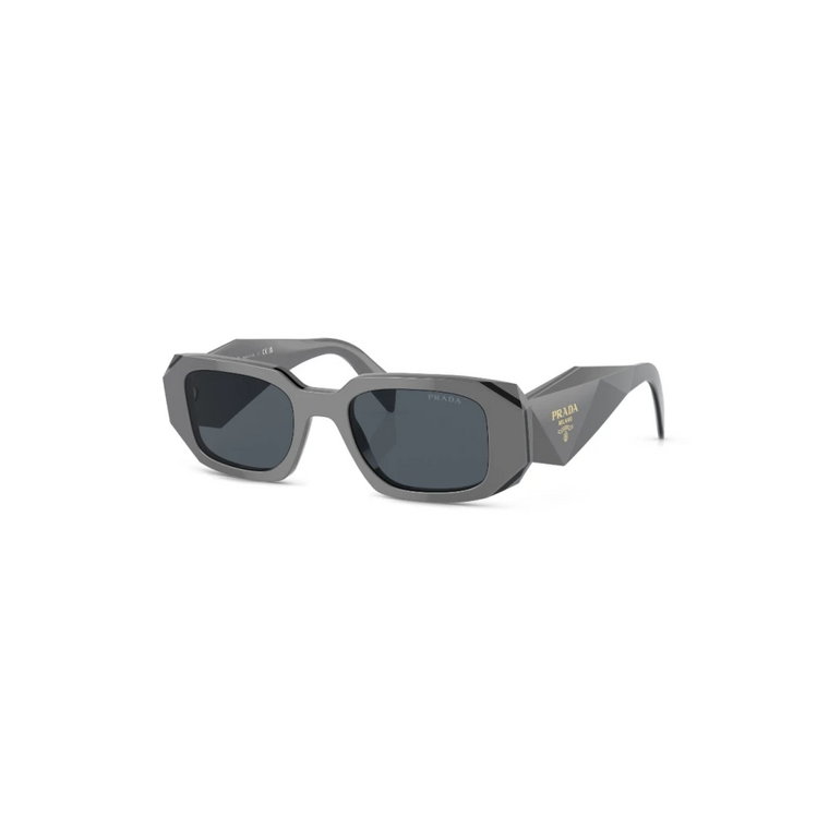 Czarne okulary przeciwsłoneczne z oryginalnym etui Prada