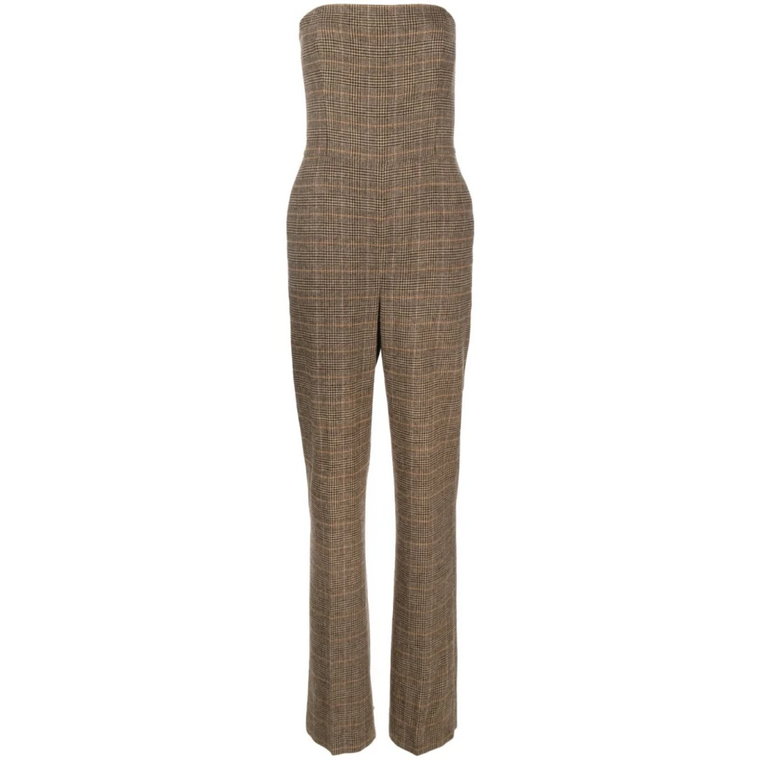 Brown Multi Markus Jumpsuit Ralph Lauren