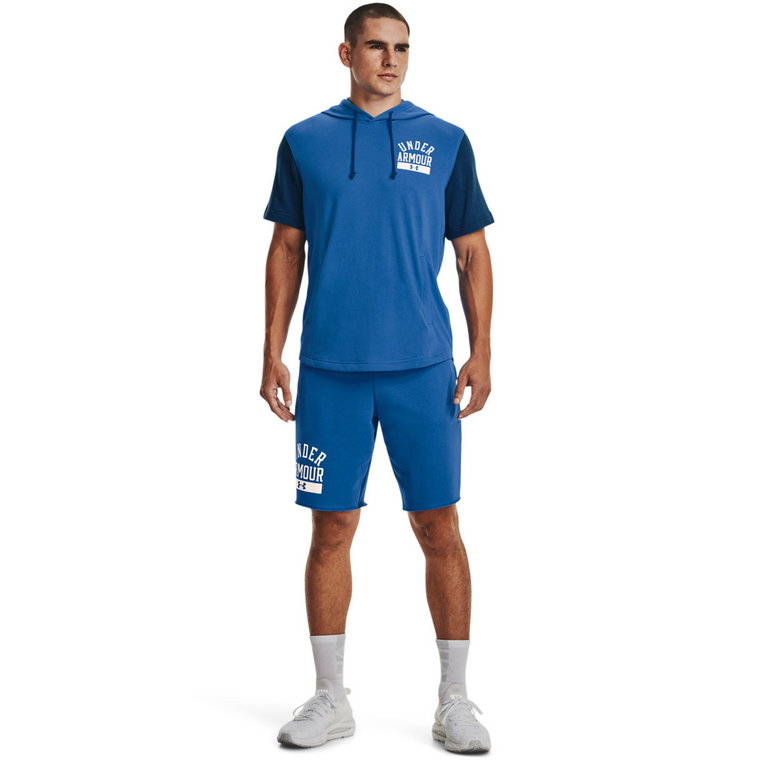 Męskie spodenki dresowe UNDER ARMOUR UA Rival Terry CB Short - niebieskie