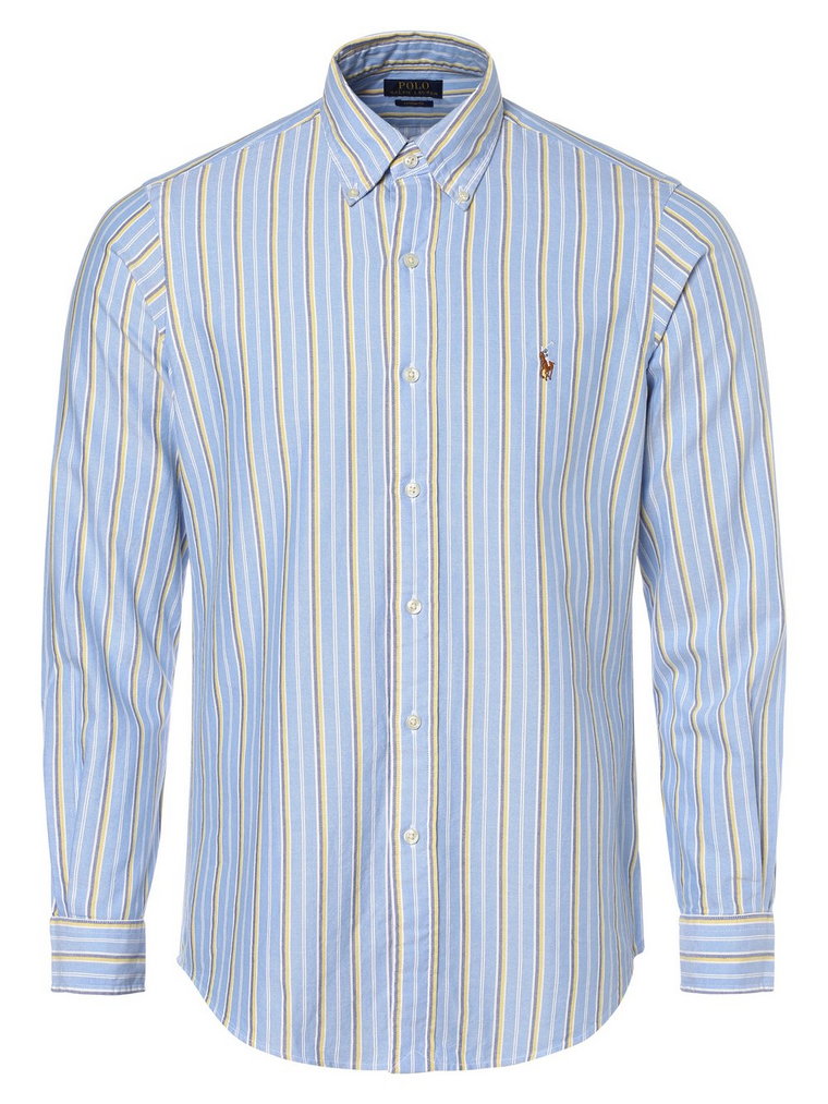 Polo Ralph Lauren - Koszula męska  Custom Fit, niebieski|wielokolorowy