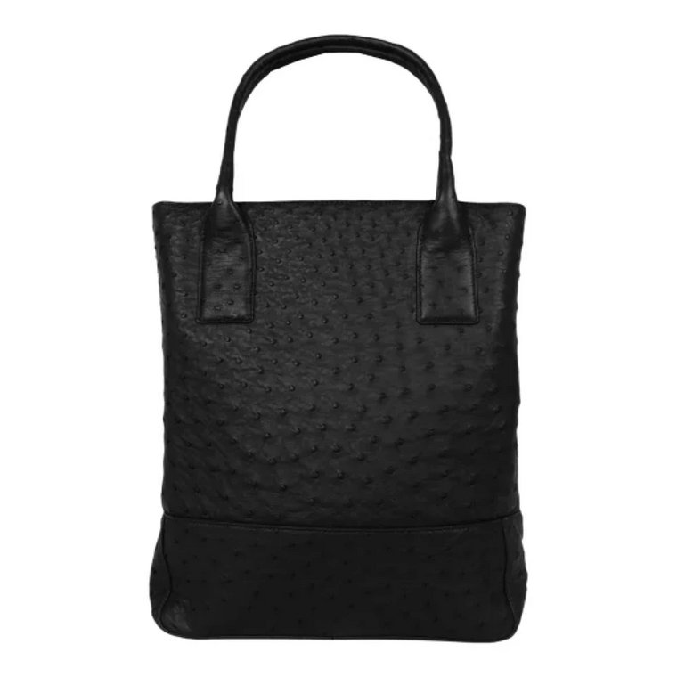 Używana Czarna Skórzana Torba Bottega Veneta Bottega Veneta Vintage