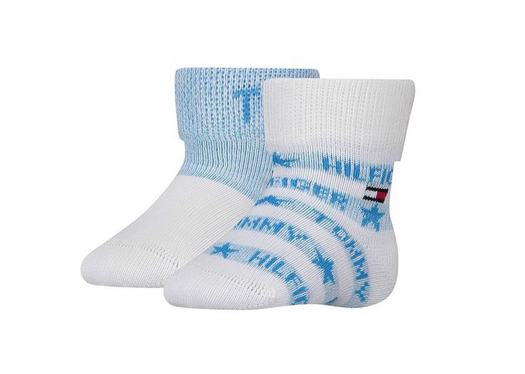 Tommy Hilfiger Skarpety 701222672 15-18 TH Baby Sock 2P Tommy Stripe