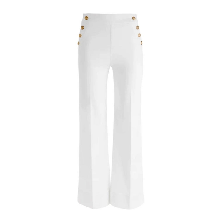 Beige Wide Leg Jeans Alice + Olivia