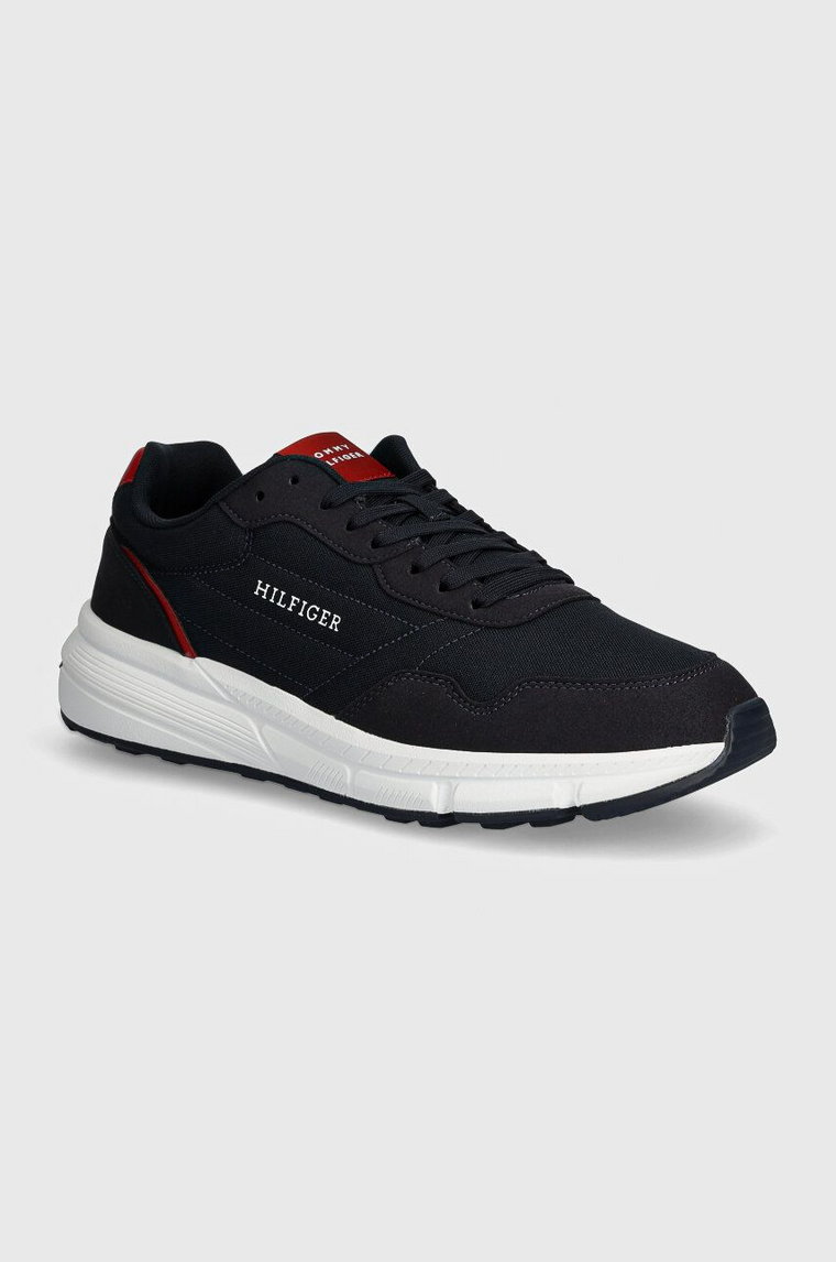 Tommy Hilfiger sneakersy FASTON MIX ESS kolor granatowy FM0FM05141