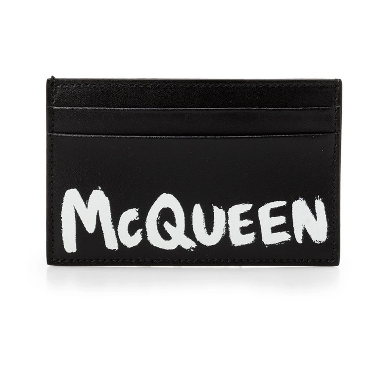 Etui na karty z nadrukiem McQueen Graffiti Alexander McQueen