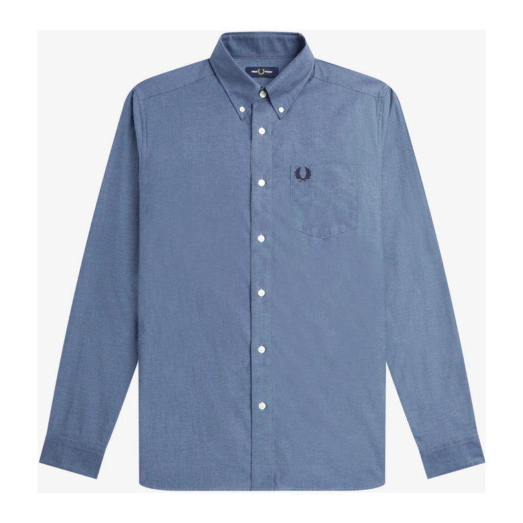 Koszula z Kołnierzykiem Button Down i Logo Fred Perry