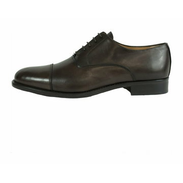 Saxone of Scotland, Laced Oxford Shoes Brązowy, male,