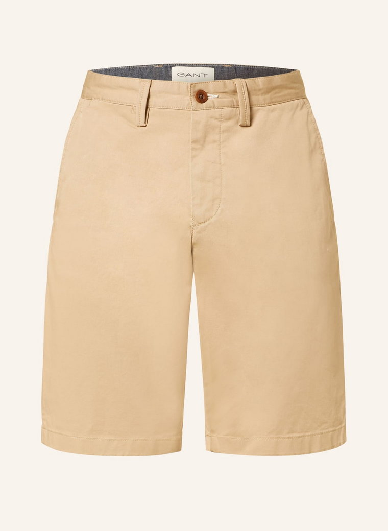 Gant Szorty Chinosy Relaxed Fit beige