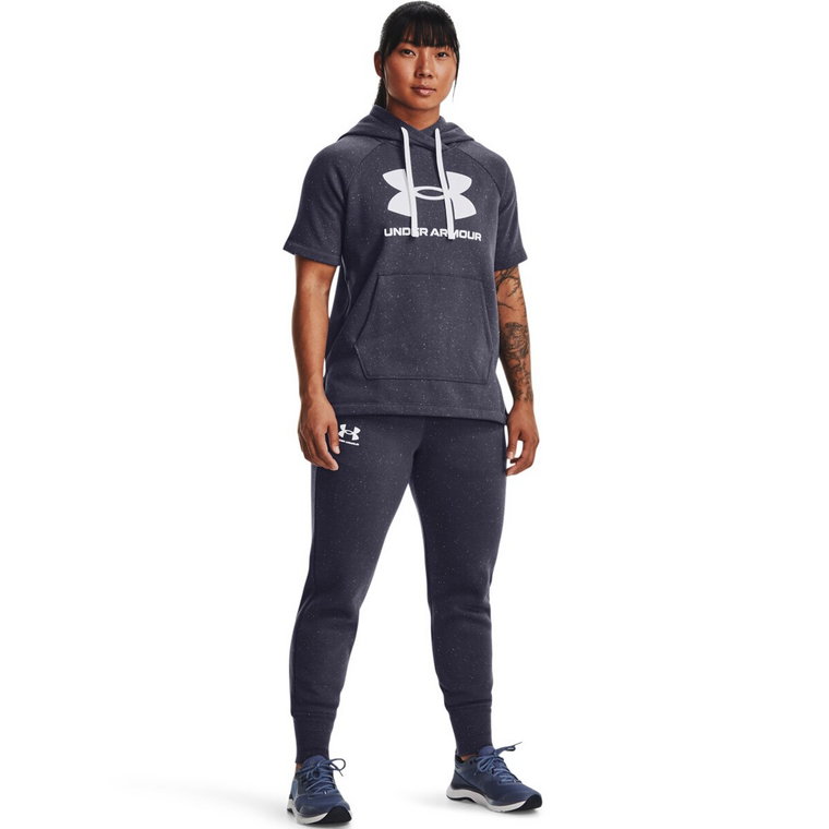 Damskie spodnie dresowe UNDER ARMOUR Rival Fleece Joggers - szare