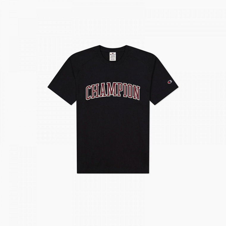 Męski t-shirt z nadrukiem CHAMPION ROCHESTER Crewneck T-shirt - czarny