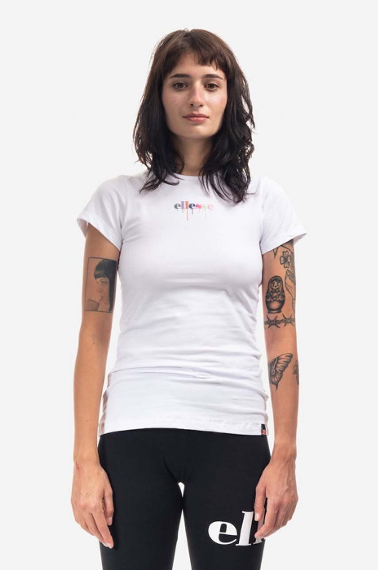 Ellesse t-shirt Rosemund Tee damski kolor biały SGM11089-WHITE