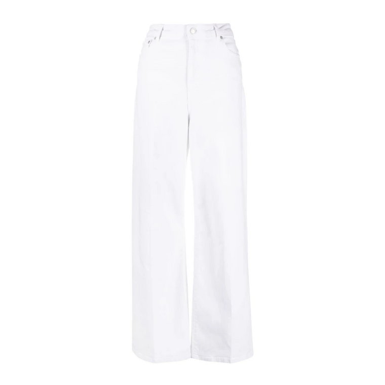 Białe Spodnie z Szerokimi Nogawkami Officine Générale