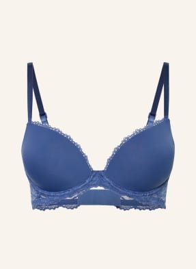 Calvin Klein Biustonosz Push-Up Seductive Comfort Light blau