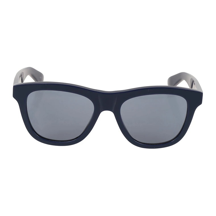 Niebieskie okulary przeciwsłoneczne Am0421S Alexander McQueen