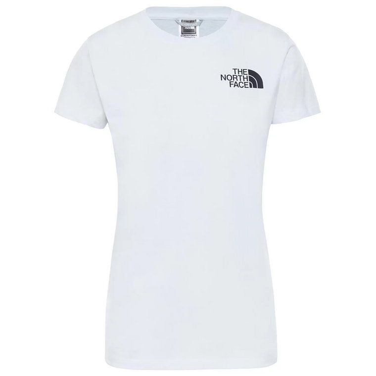 The North Face W Half Dome Tee NF0A4M8QFN4, Damskie, Białe, t-shirty, bawełna, rozmiar: M