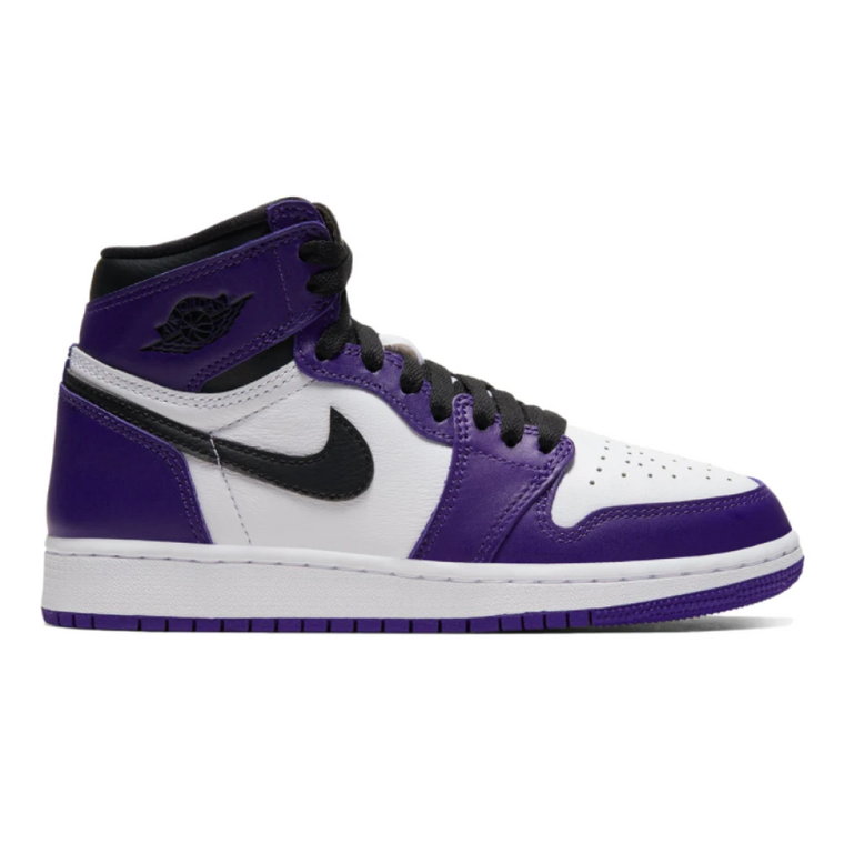 Court Purple White Retro High Grade School Rozmiar Jordan