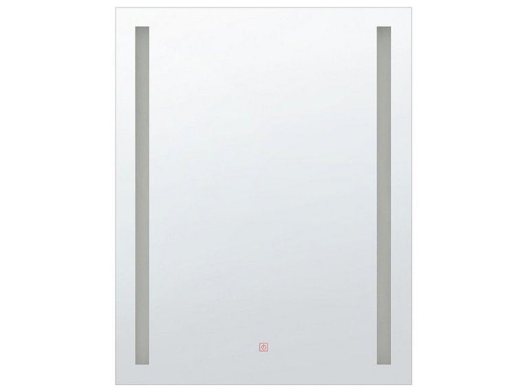 Lustro ścienne LED BELIANI Martinet, srebrne, 60x80 cm