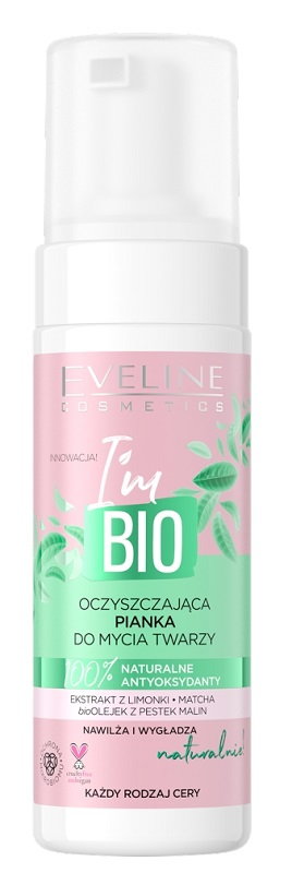 Eveline Im Bio - Detoksykująca pianka do mycia twarzy 150ml
