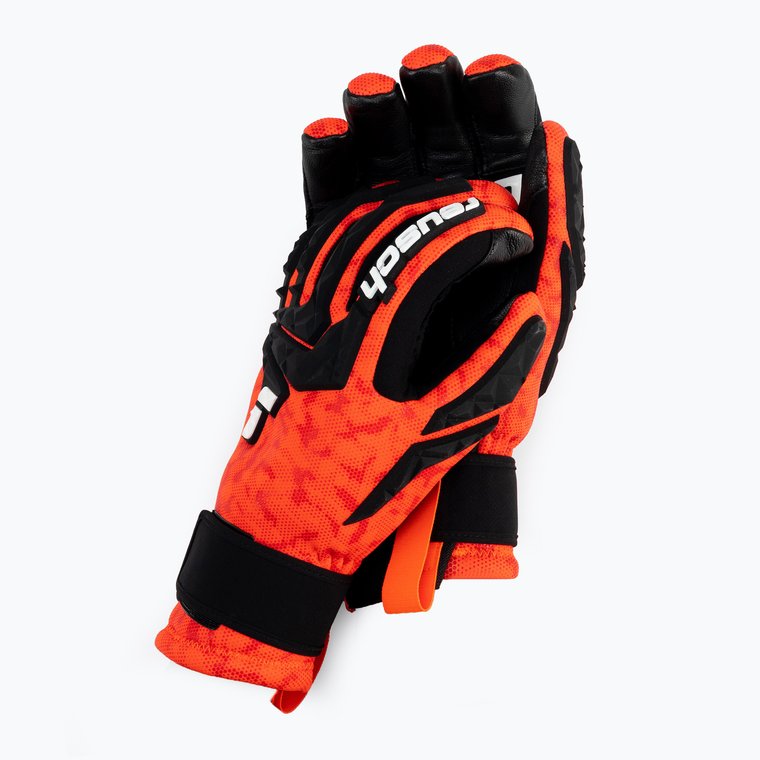 Rękawice narciarskie Reusch World Cup Warrior Neo black/fluo red