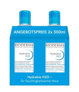 Bioderma Hydrabio H2O Duopack micelarna woda oczyszczająca dla skóry suchej Płyn do demakijażu 1000 ml