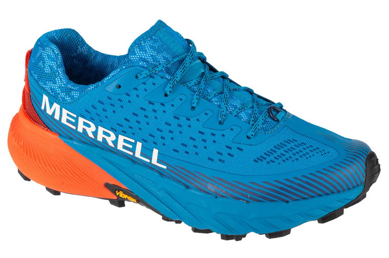 Merrell Agility Peak 5 J068043, Męskie, Niebieskie, buty do biegania, tkanina, rozmiar: 41