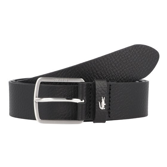 Lacoste Pas Skórzany noir 105 cm