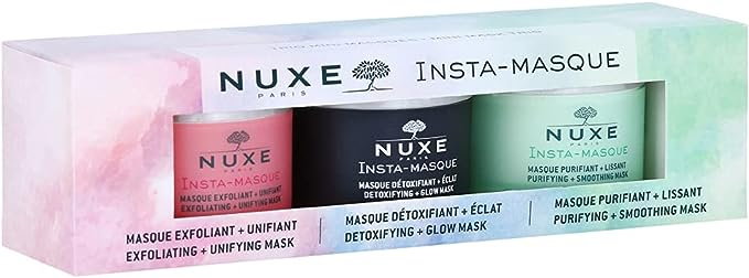 Gliniana maska do twarzy Nuxe Insta-Masque 3x15ml Set 3 Pieces (3264680019166). Maska do twarzy