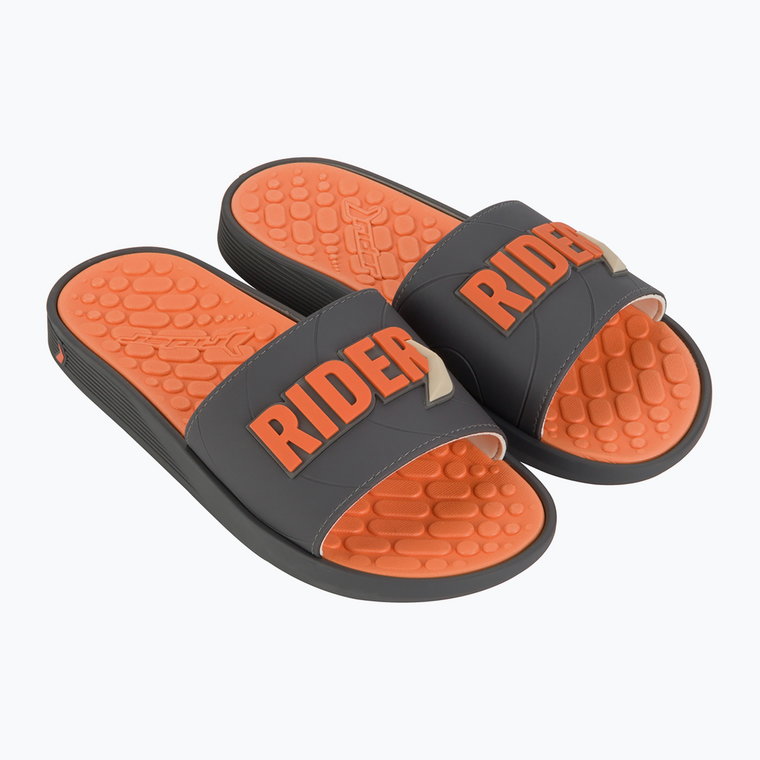 Klapki męskie RIDER Pump Slide AD grey/dark grey/orange