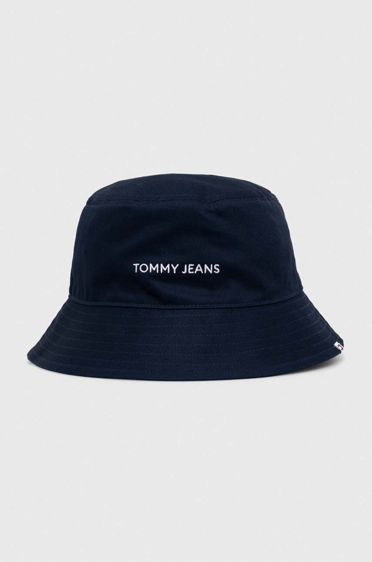 Tommy Jeans kapelusz bawełniany kolor granatowy bawełniany AM0AM12144