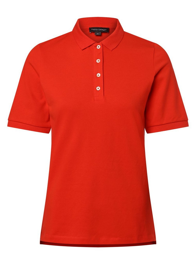 Franco Callegari - Damska koszulka polo, czerwony