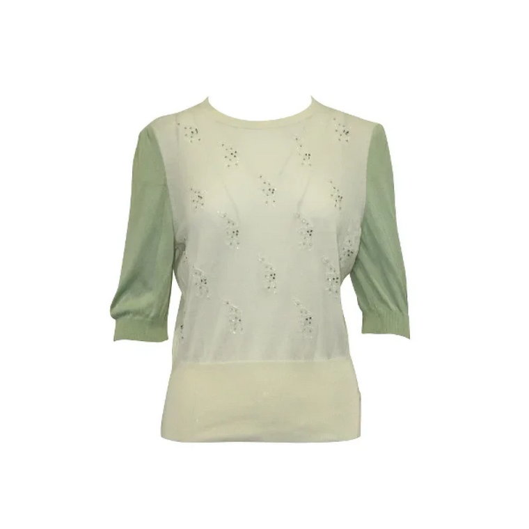 Pre-owned Wool tops Miu Miu Pre-owned