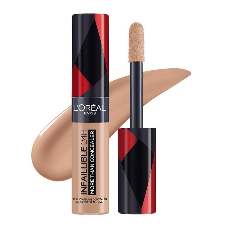 L'Oreal Paris, Infallible 24h More Than Concealer, Multifunkcyjny Korektor Do Twarzy 328 Biscuit, 11 Ml