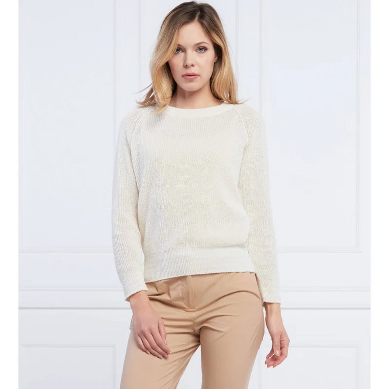 Marella Lniany sweter RICARD | Regular Fit