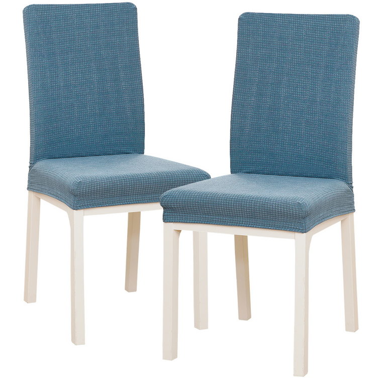 4Home Elastyczny pokrowiec na krzesło Magic clean niebieski, 45 - 50 cm, zestaw 2 szt.