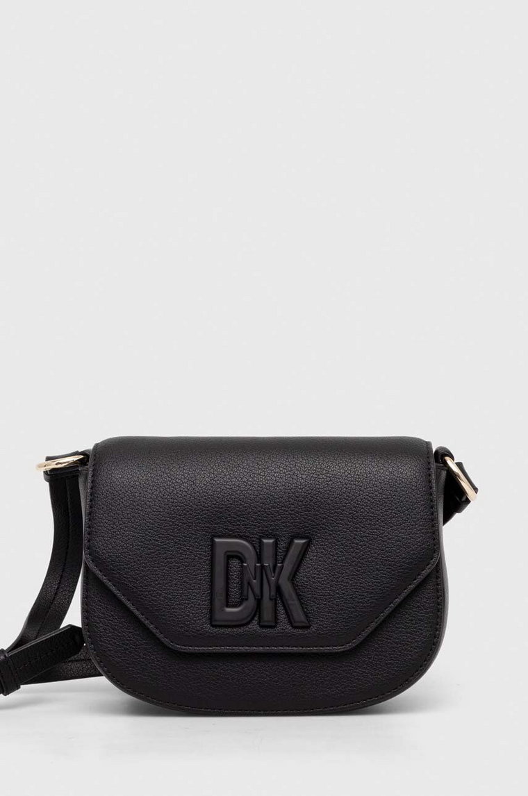 Dkny torebka skórzana kolor czarny R41EKC54