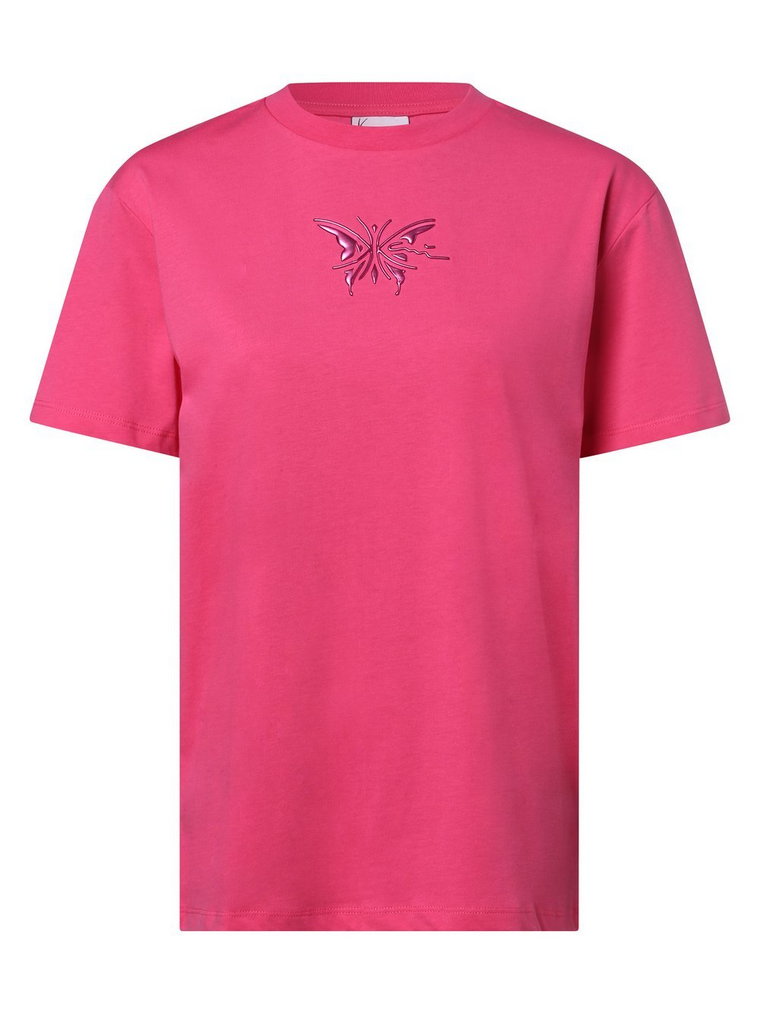 Karl Kani - T-shirt damski, wyrazisty róż